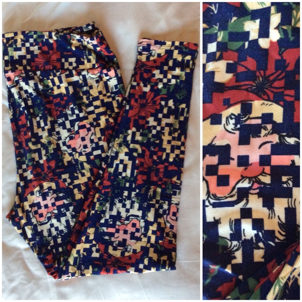 2 for $15! LuLaRoe Holiday Leggings Tall & Curvy 2